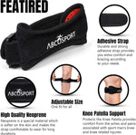 Close up of neoprene and nylon material on Abco Tech knee strap
