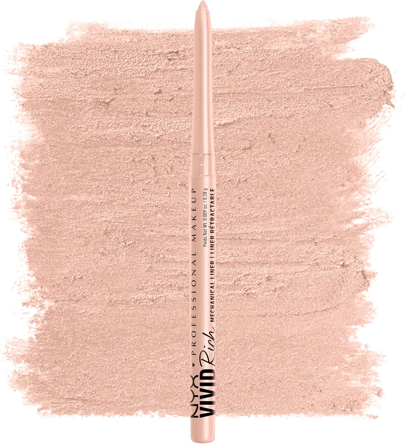 NYX Professional Makeup Retractable Eye Liner White front view