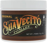 Three jars of suavecito original hold pomade lined up