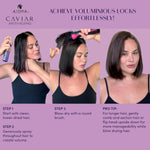 Alterna volume styling mist back label ingredients and details