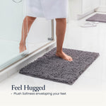 Belador 2-piece bath mat set displayed in a modern bathroom setup