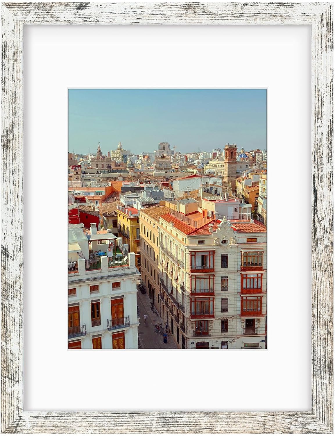 Frametory 12x12 White Picture Frame, Display Pictures 8x8 with Mat or 12 by 12 Without Mat, Square Wall Frame for Print and Diamond Painting - Wide Molding (12x12, White) - Image 13