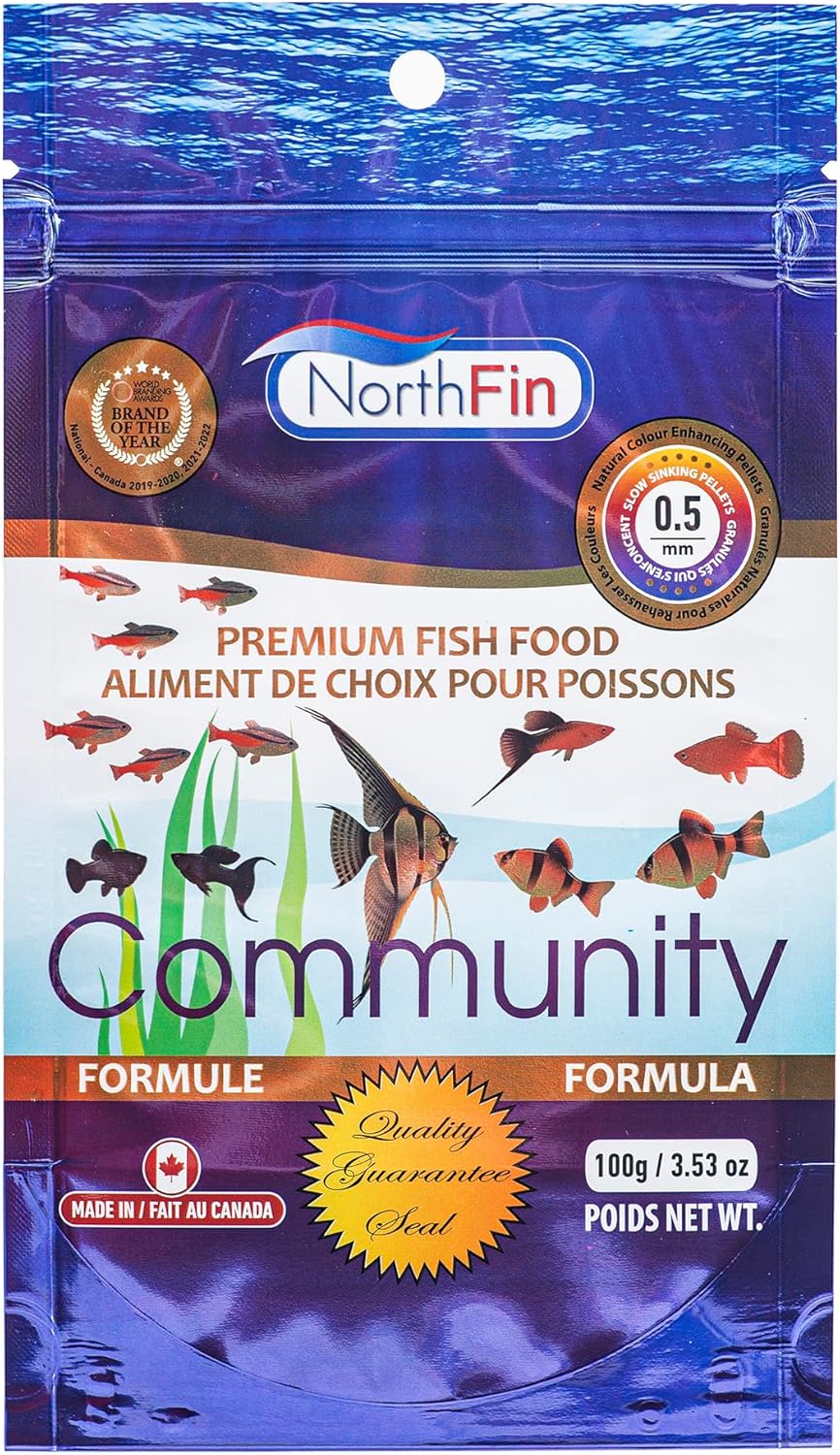 Northfin community fish food front view