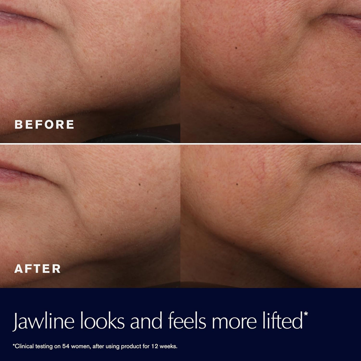 Estee Lauder anti aging moisturizer cream applied on fingertips showing consistency