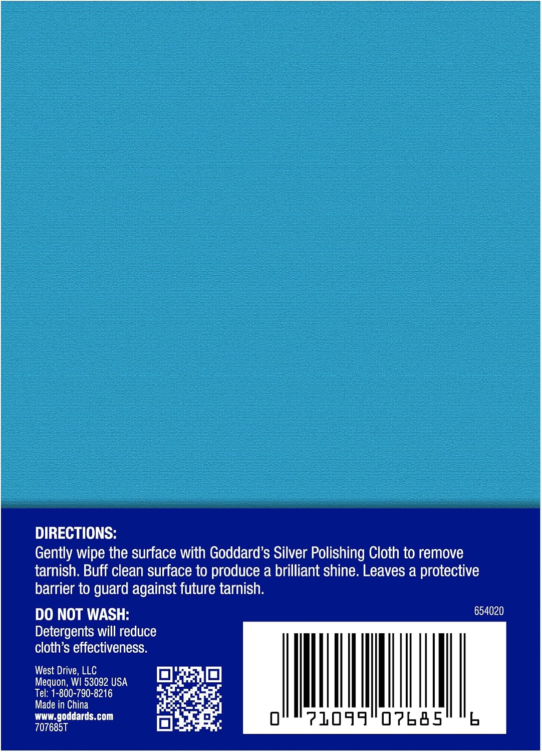 Goddard's silver cleaner pack of two packaging details