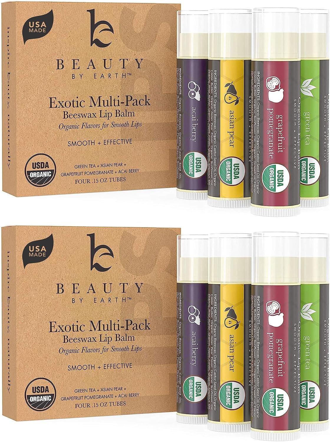 USDA Organic Lip Balm - USA Made with Natural Ingredients | Beeswax Vanilla Chapstick for Dry Lips, Gifts for Women, Hydrating Lip Balm, Beauty Birthday Gifts, Natural Chapstick - Image 15