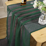 Close-up of MUMFAS polyester chiffon fabric texture and finished edges
