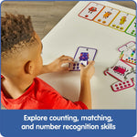 hand2mind Numberblocks Counting Puzzle Set pieces laid out for kids