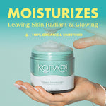 Kopari unrefined coconut oil texture and melting consistency