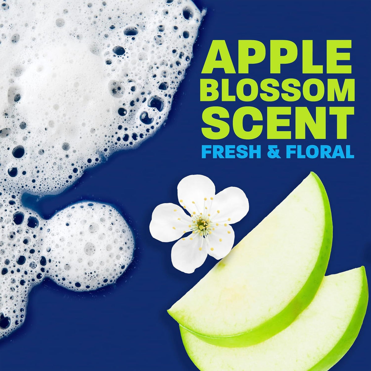 Dawn apple blossom scent dish soap container side profile