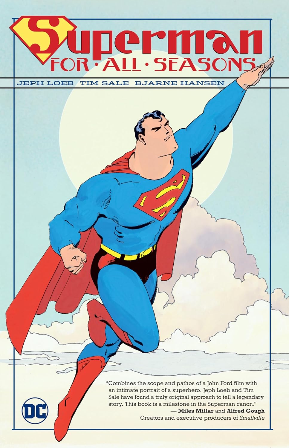 Jeph Loeb Tim Sale Superman For All Seasons Paperback front view graphic novel