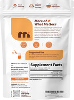 Micro Ingredients vitamin C powder mixed in a glass of water