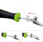 Mueller-Kueps razor scraper with steel and plastic blades