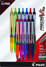 PILOT Precise V5 RT Retractable Rollerball Pens, 0.5mm, Blue, 12-Pack - Image 9