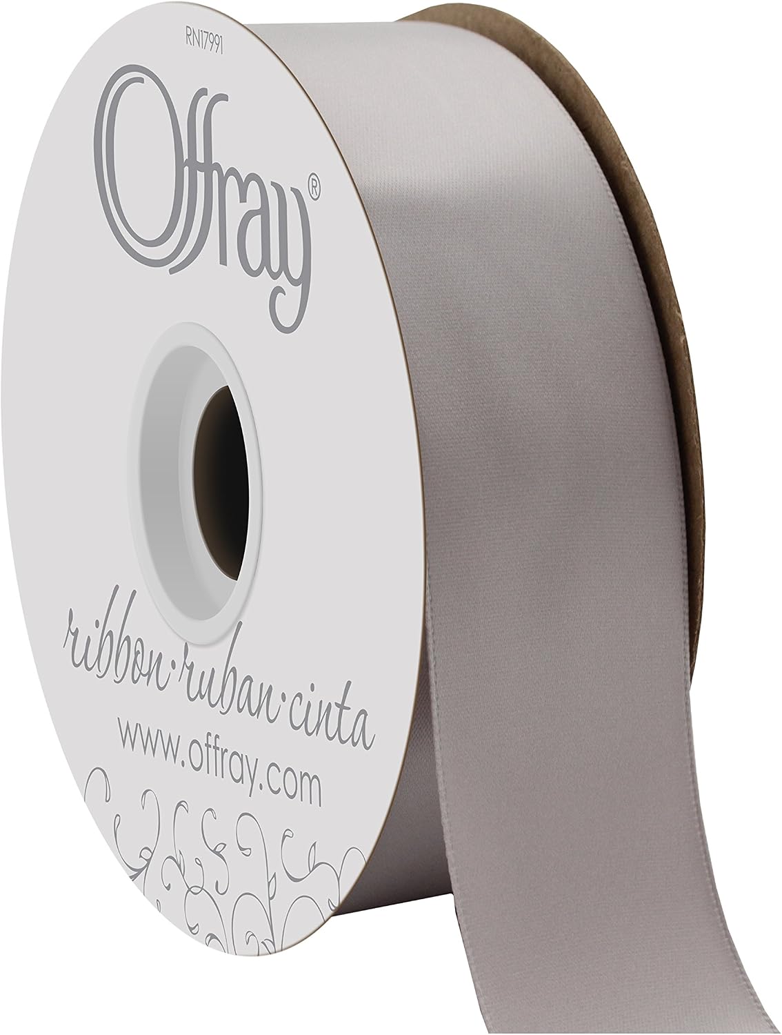 Berwick Offray satin ribbon front view roll