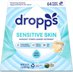 Dropps Sensitive Skin Laundry Detergent Pods front view plant-based laundry supplies