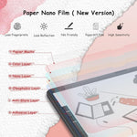 Close up of Apple Pencil drawing on textured screen protector