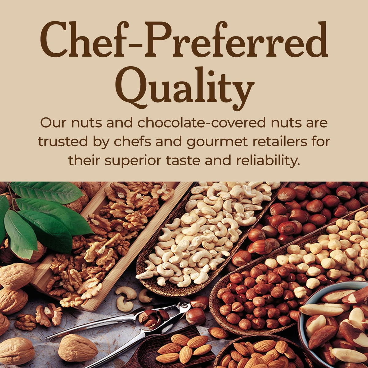 Kosher certified dark chocolate pecans gourmet confectionery back label