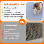 Petinstinct cat litter mat waterproof bottom layer close up