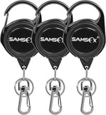 Fly Fishing Zinger Retractor for Anglers Vest Pack Tool Gear Assortment Combo 3pcs in Pack - Image 10