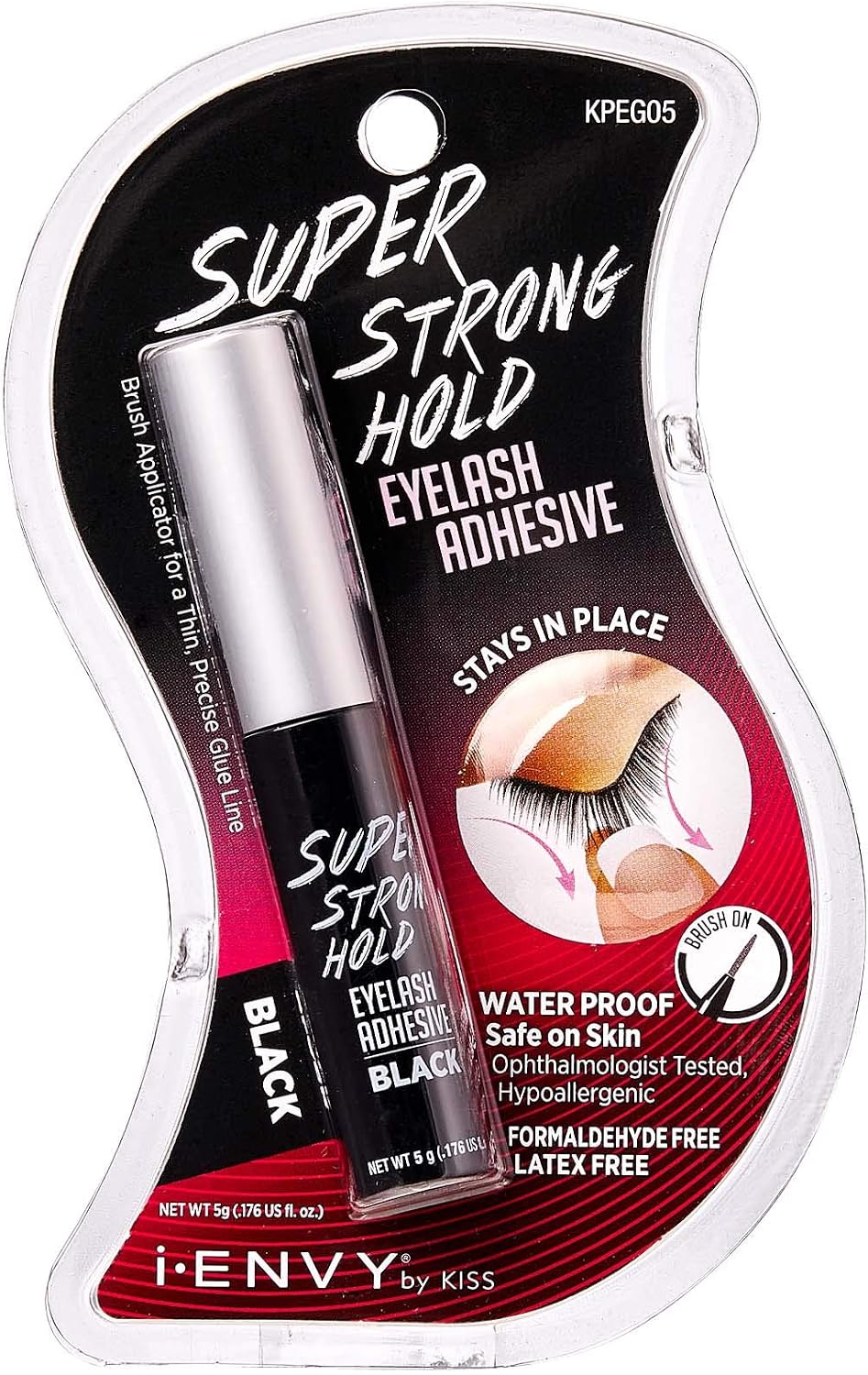 I-ENVY Super Strong Hold Eyelash Adhesive front view packaging