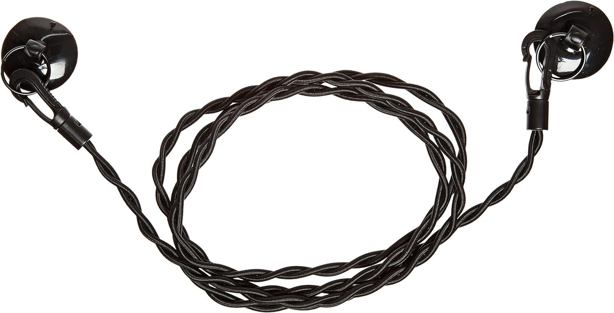 Travelon Portable Travel Clothes Line Black One Size front view for hotel laundry