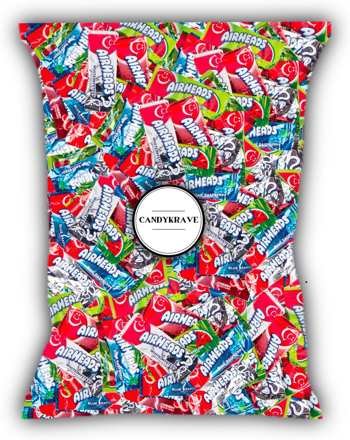 Airheads Candy Mini Bars, Cherry Flavor, 80 Pieces Bulk Bag, Individually Wrapped Non-Melting Chewy Fruit Taffy, Gluten Free, Perfect for Birthdays, Parties & Pantry (2 lbs) - Image 15
