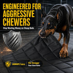 Drounphi indestructible dog kennel mat black