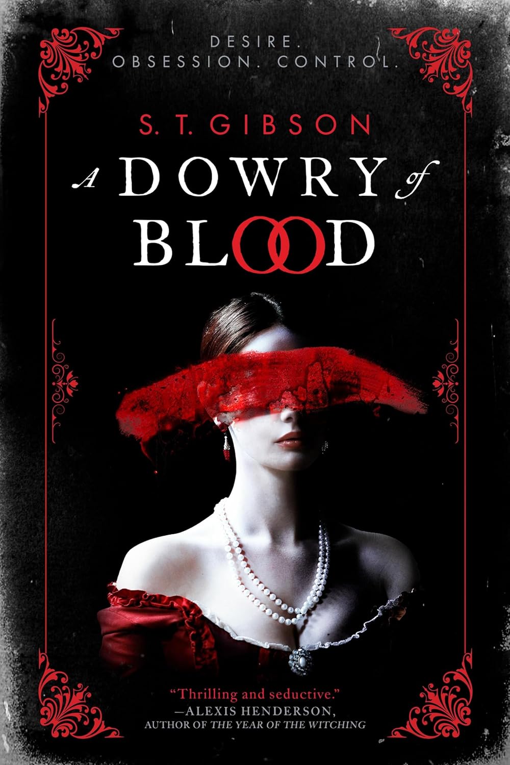 Orbit A Dowry of Blood hardcover book front cover featuring gothic fantasy artwork.