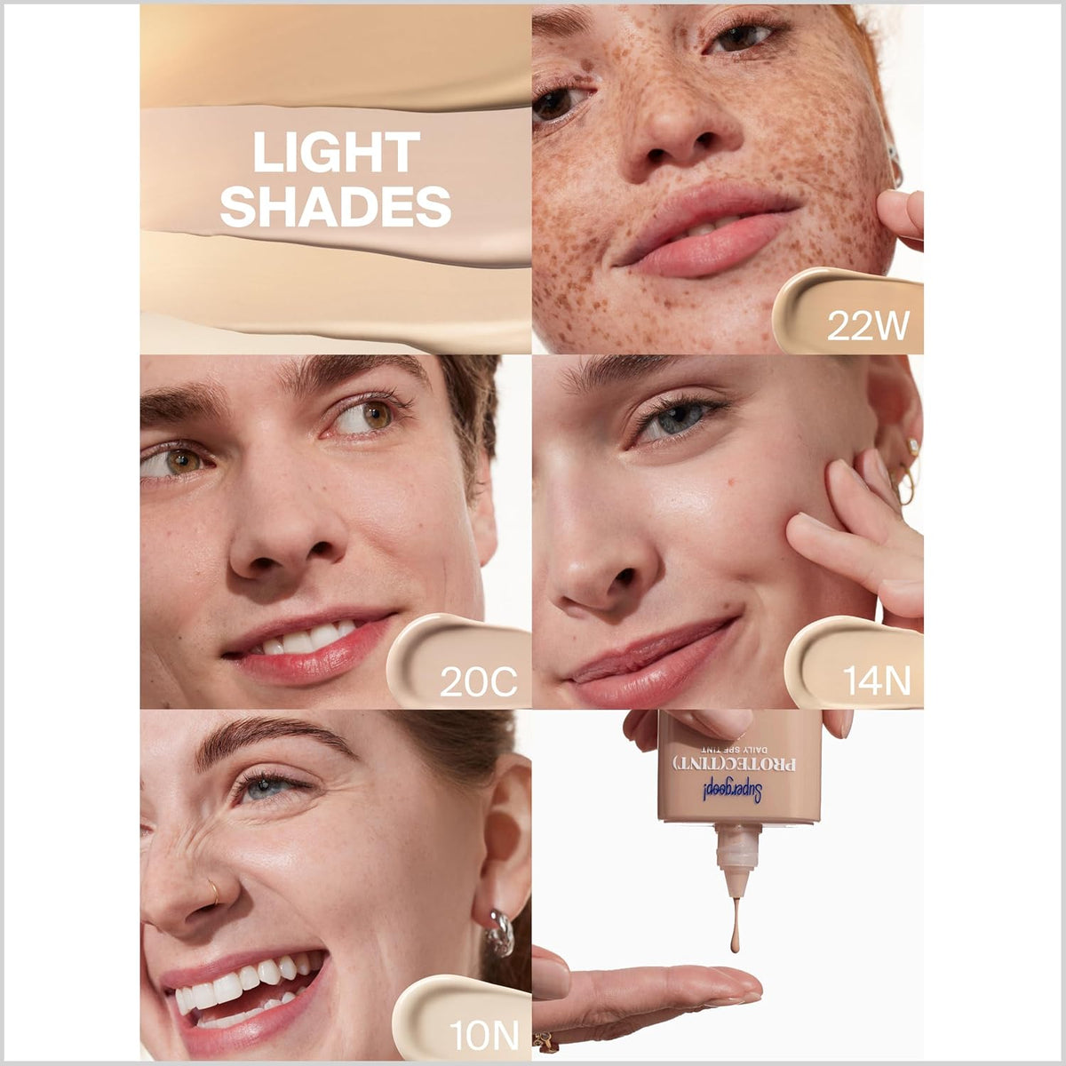 Supergoop! Protec(tint) Daily Skin Tint SPF 50 - Light, Buildable Coverage for Immediately Smooth, Even-Looking Skin - Natural Finish - Image 10