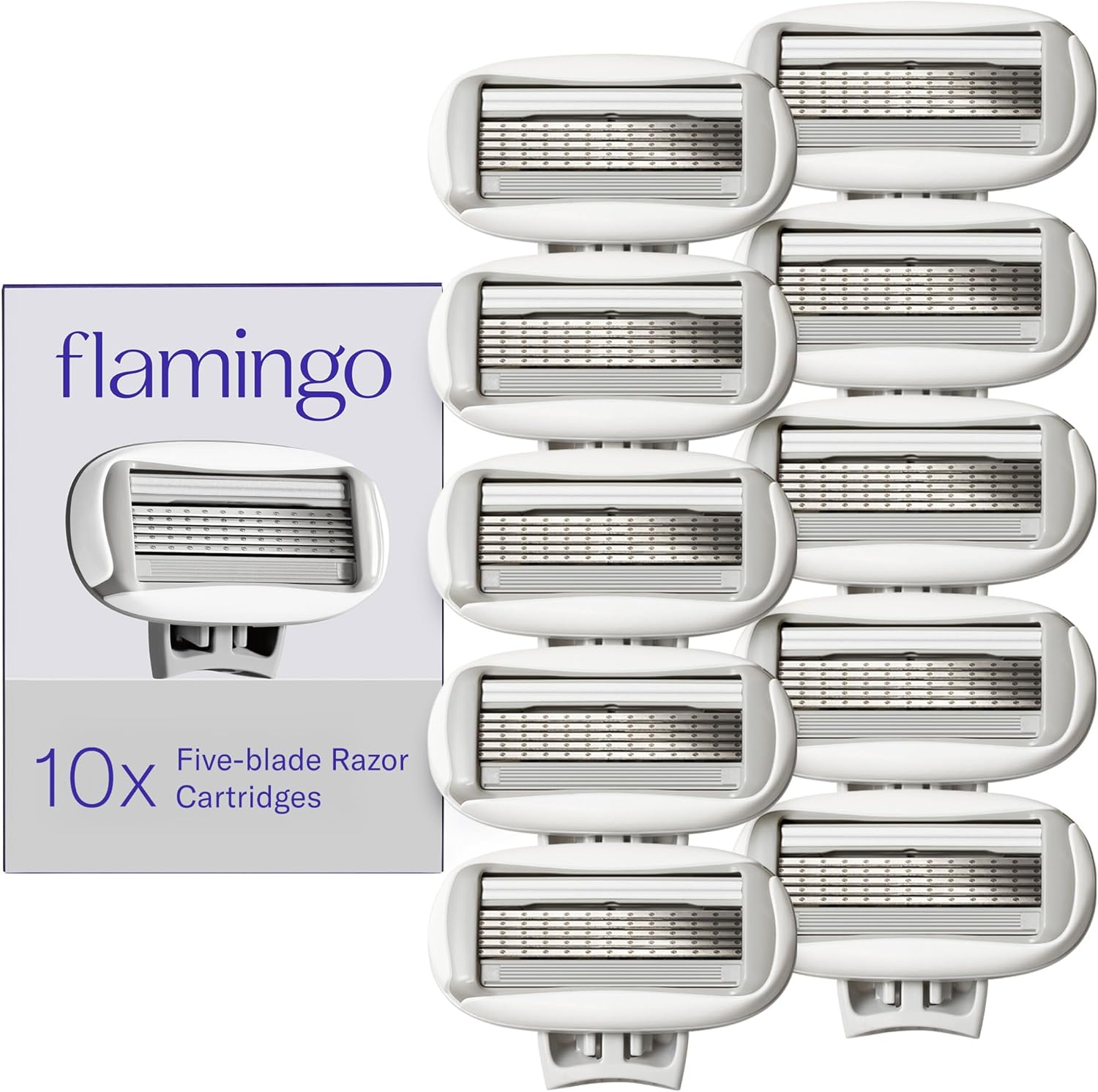 Flamingo Women's Original Razor Blade Refill Cartridges front view