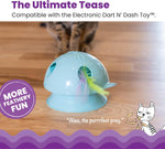 Catstages 10 pack colorful feathers for cat toy