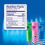 Individually wrapped Chupa Chups melody candy whistle lollipops in assorted flavors.