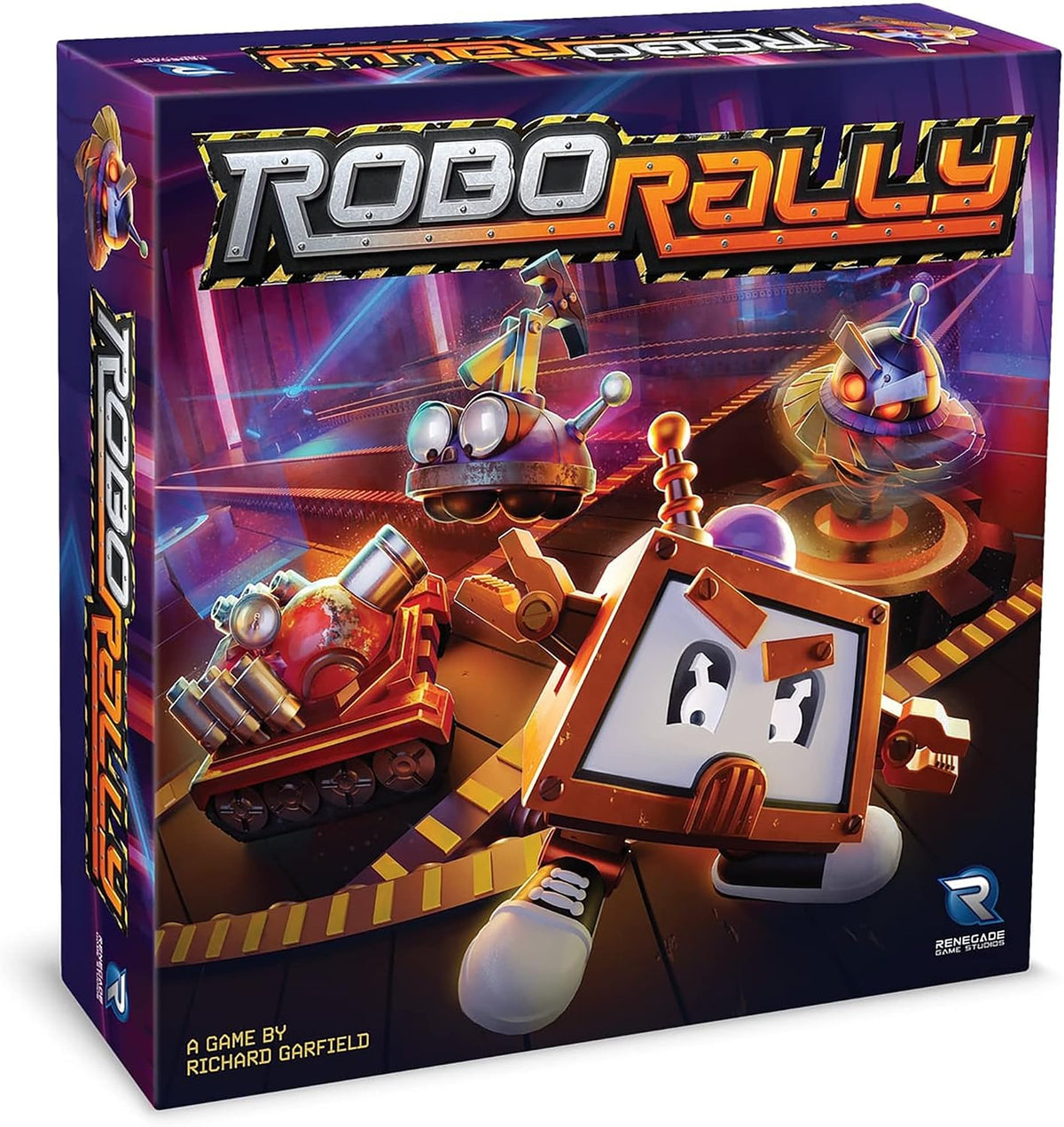 Renegade Game Studios Robo Rally board game front view packaging