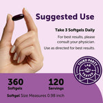 Micro Ingredients Elderberry Complex softgels supplement facts nutrition panel