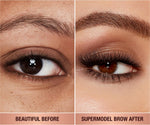 Charlotte Tilbury brow pencil with spoolie brush visible
