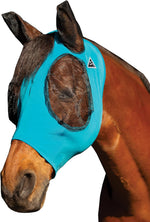 Professional's Choice Comfort Fit Fly Mask in Pacific Blue front view