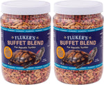 Fluker's aquatic turtle food pellets and dried insects for healthy shell development