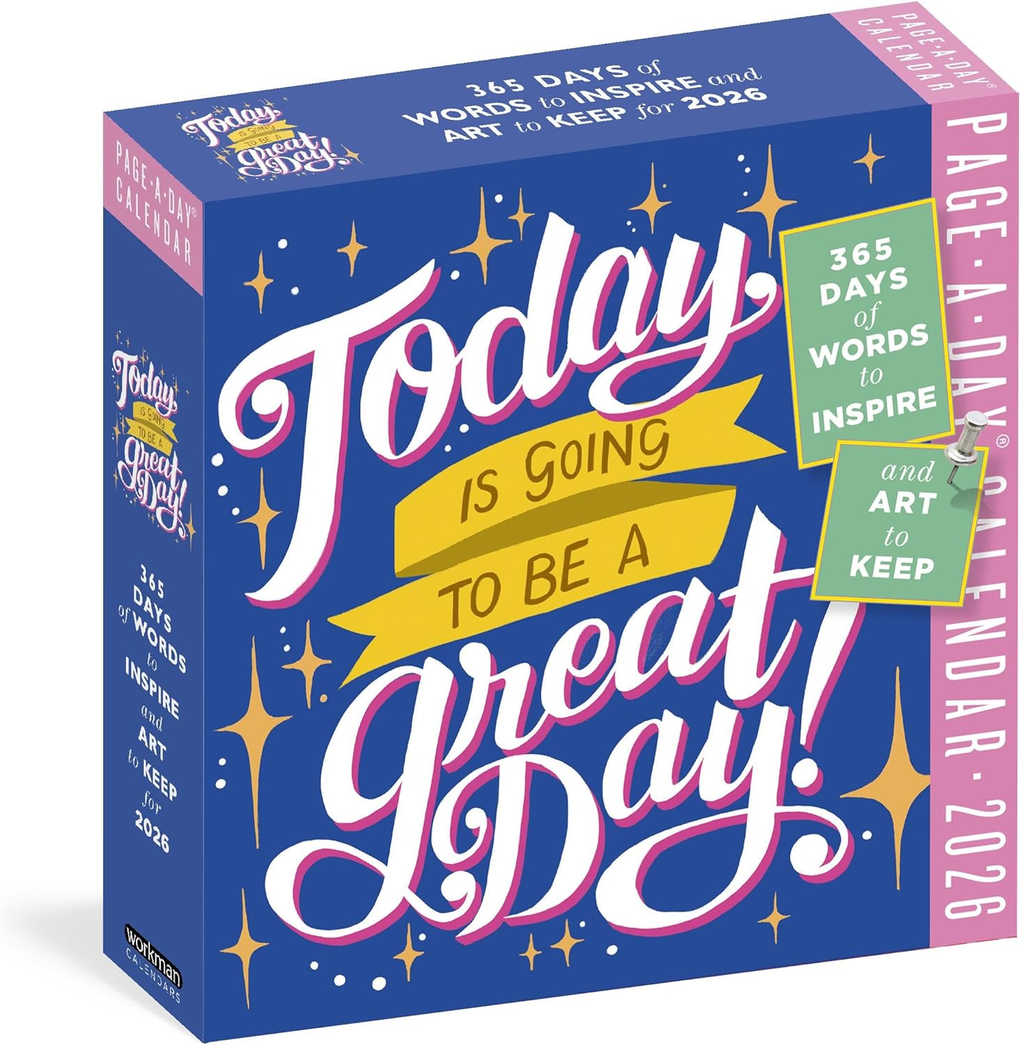 Today Is Going to Be a Great Day! Page-A-Day® Calendar 2026: 365 Days of Words to Inspire and Art to Keep - Image 1