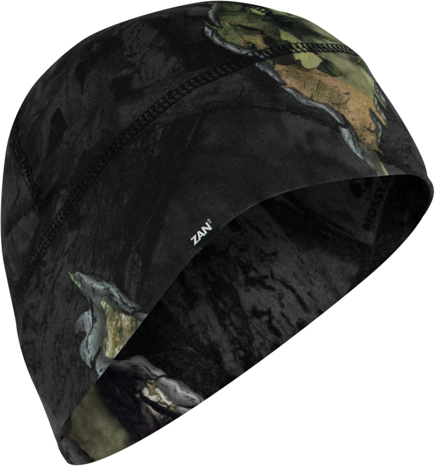 ZANheadgear SportFlex helmet liner beanie in Mossy Oak Break-Up Eclipse camo front view