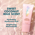 Kopari Beauty body sunscreen lifestyle view for outdoor and beach use