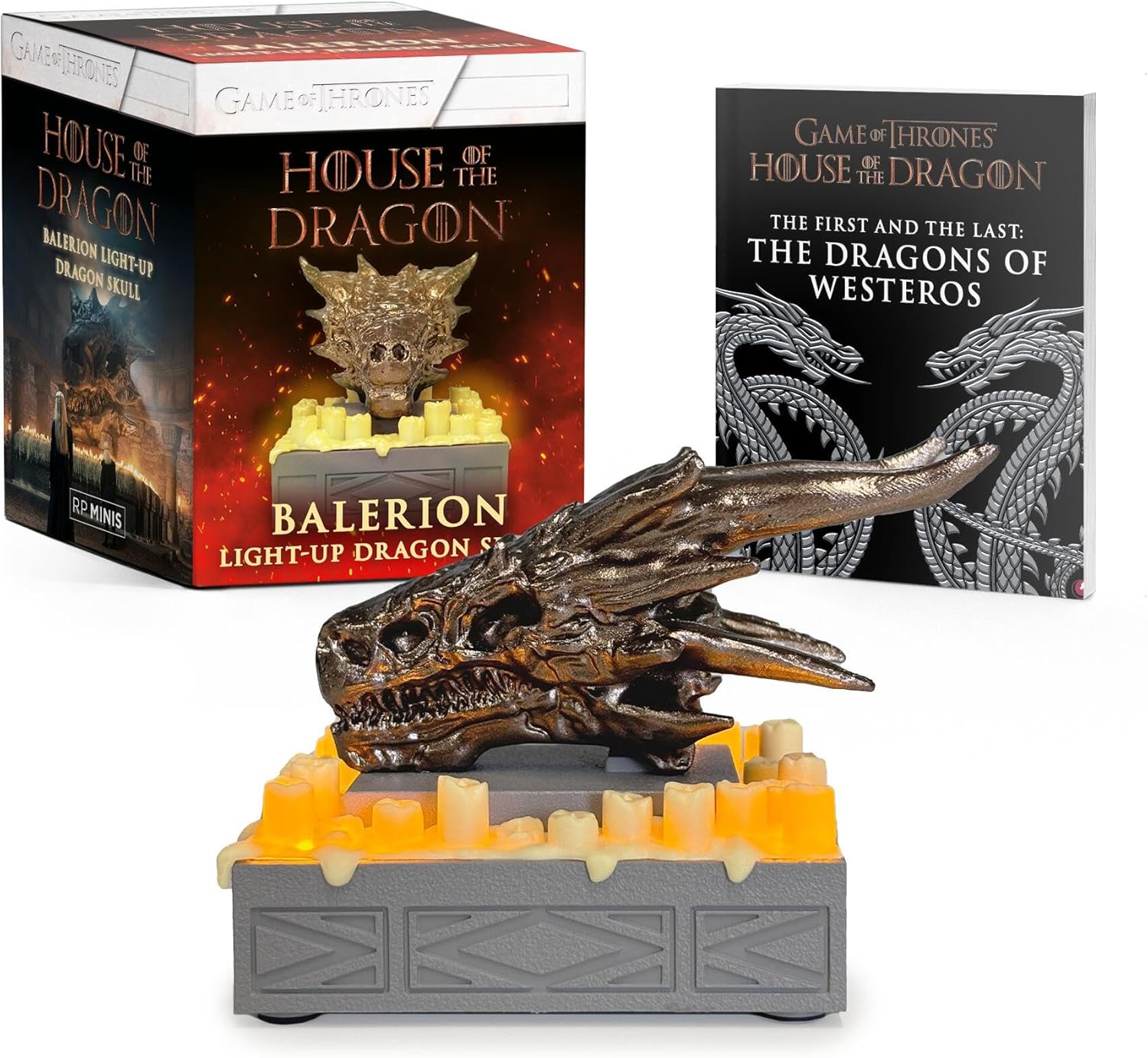 House of the Dragon: Balerion Light-Up Dragon Skull (RP Minis) - Image 1
