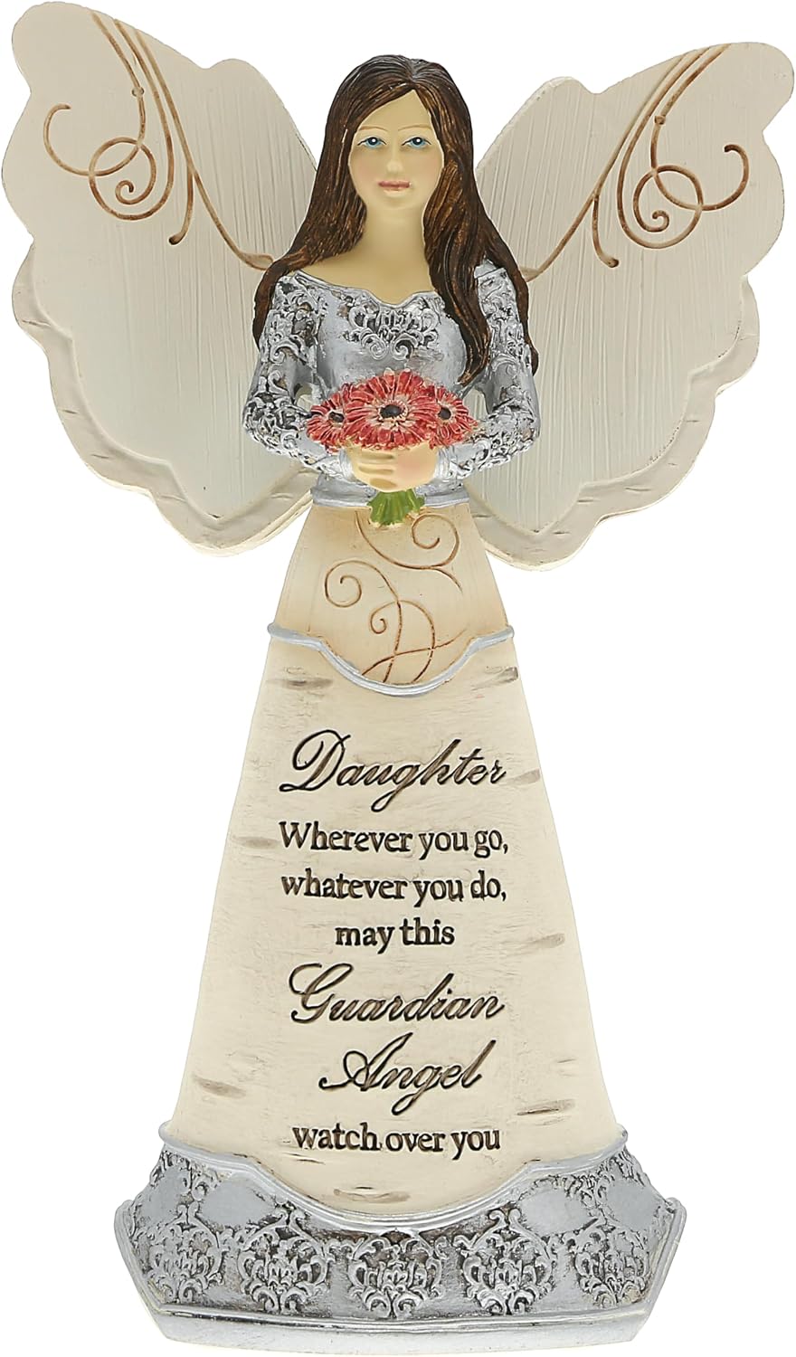Pavilion Gift Company Elements 82328 Angel Figurine Holding Butterflies, Best Things In Life, 8-Inch , White - Image 14
