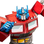 Numskull Transformers Optimus Prime figure side angle view