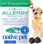 Native Pet Dog Allergy Chews - Dog Allergy Relief with Probiotics and Colostrum for Itchy Skin Relief to Support Seasonal Allergy and Healthy Immune System - All Natural Anti-Histamine - 30 Chews - Image 11