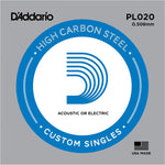 D'Addario PL016 Plain Steel Guitar Single String, .016 - Image 13