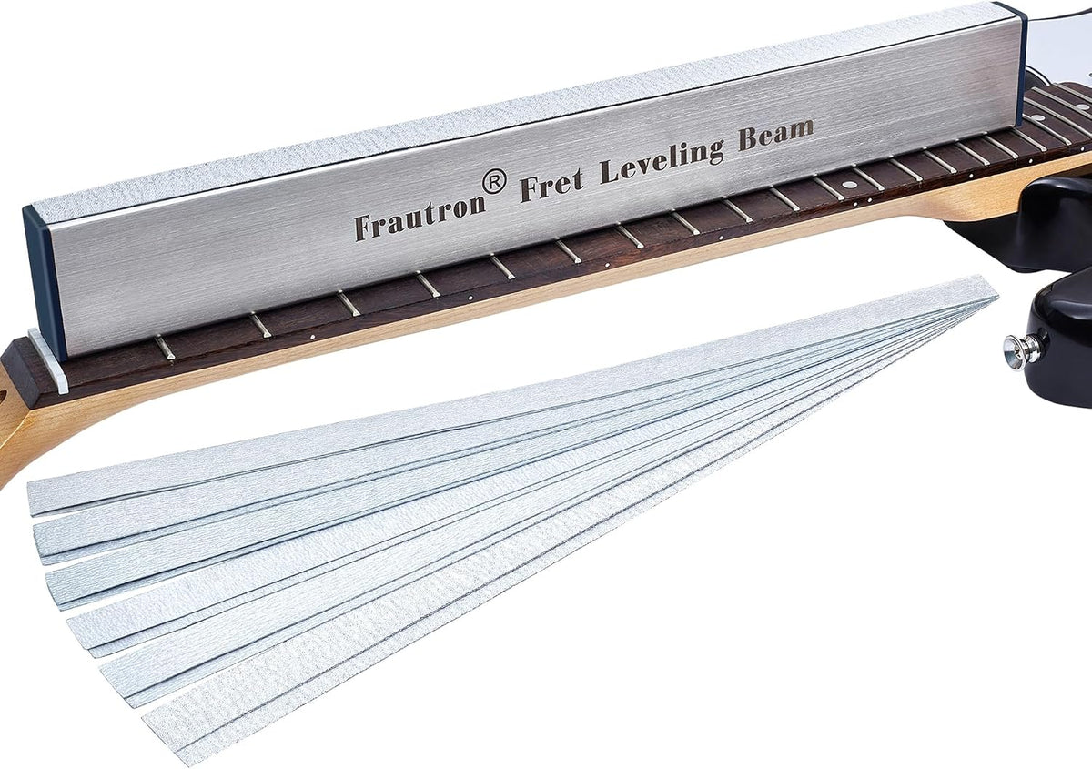 Frautron fret leveling beam front view