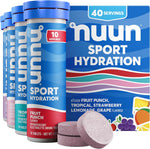 Nuun Sport electrolyte tablets mixed flavors front view