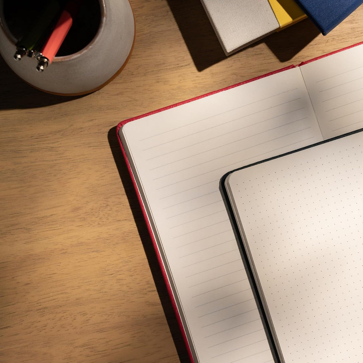 Anecdote A5 notebook displayed in an office setting