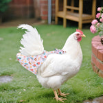 Five foot walking leash rope with metal clasp attached to the Magnoloran poultry clothes